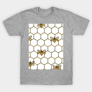 Honeybee Pattern T-Shirt